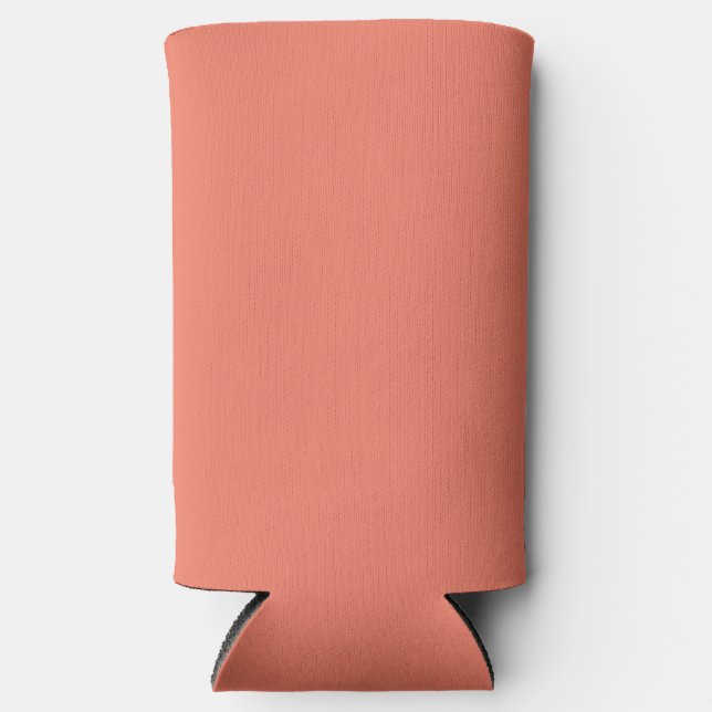 Spring Summer Colour Peach Pink Seltzer Can Cooler (Front)