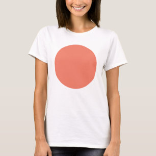 Spring Summer Colour Peach Pink T-Shirt