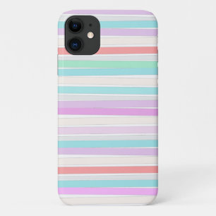 Spring summer colours in stripes Case-Mate iPhone case