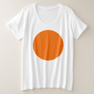 Spring Summer Colours Tangelo Plus Size T-Shirt
