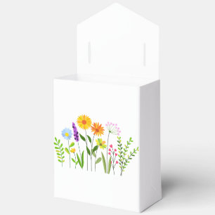Spring Summer Wild flowers Favour Box