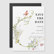 Spring Summer Wildflower | Magnetic Save the Date