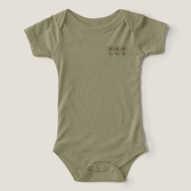 Spring Summer Women's Minimalist Flower  (Design Front)
