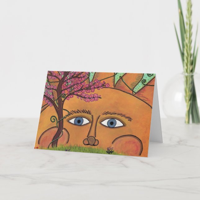 Spring Sun-Greeting Card (Front)