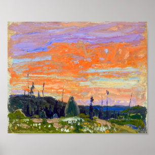 Spring Sunset, Algonquin Park Tom Thomson Poster