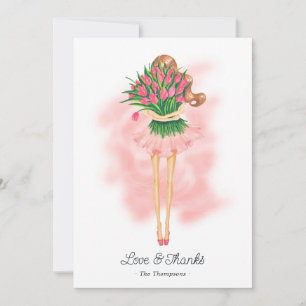 Spring Tea Party Thank You Card