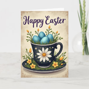 Spring Teacup Blossom Card