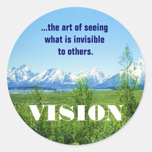 Spring Tetons VISION sticker (Front)