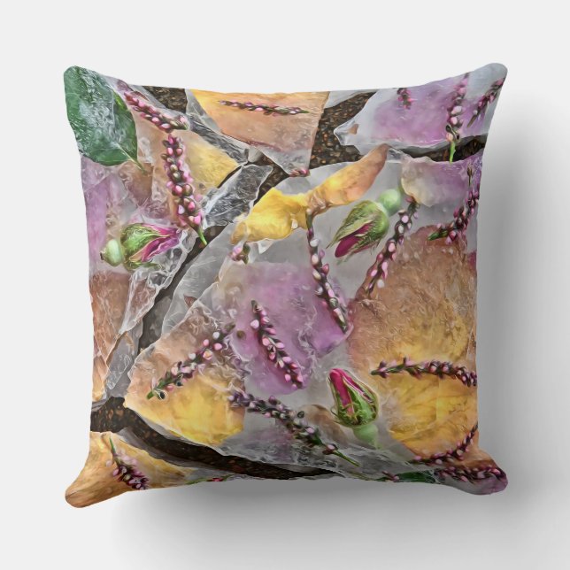 Spring Thaw Abstract Cushion (Back)