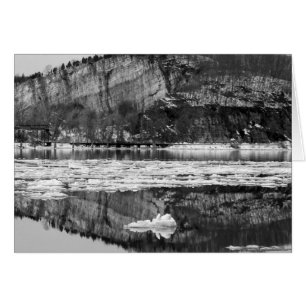 Spring Thaw Black and White
