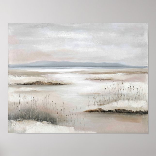 Spring Thaw Marshland #1 – Serene Landscape Poster (Front)