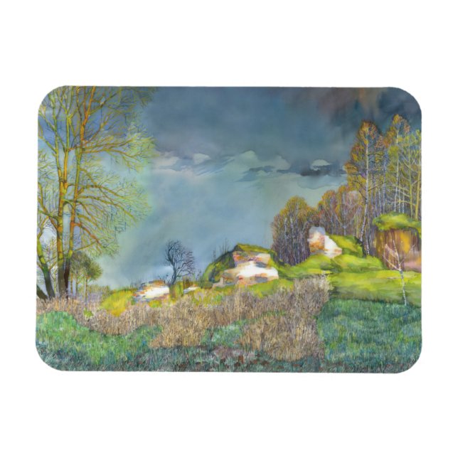 Spring thunderstorm magnet (Horizontal)