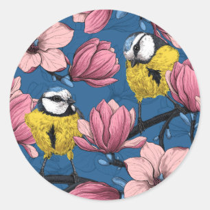 Spring time classic round sticker