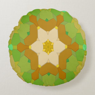 Spring time delight star... round cushion