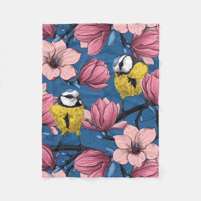 Spring time fleece blanket (Front)