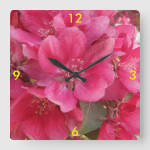 Spring Time Flower Clocks