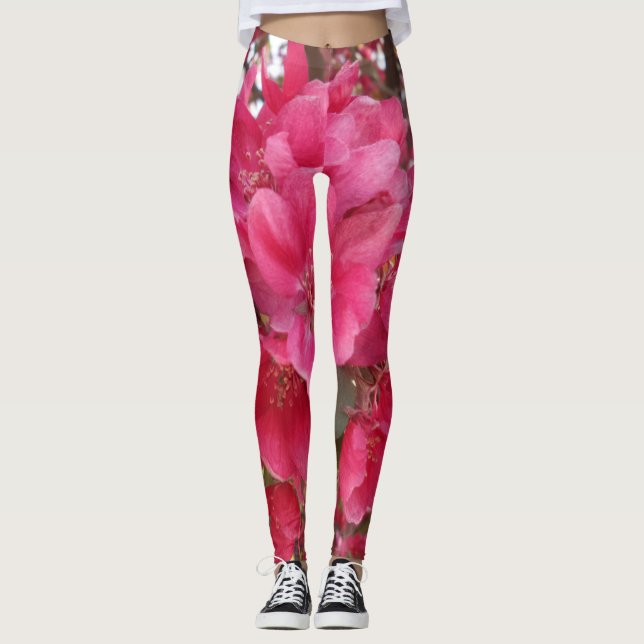 Spring Time Flower Leggings (Front)