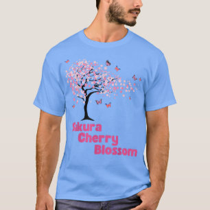 Spring Time Flowers Sakura Cherry Blossoms Tree Fe T-Shirt
