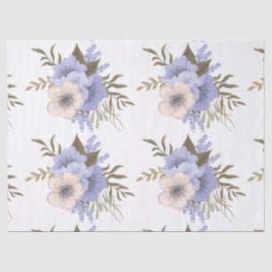 spring time flowers tissue paper