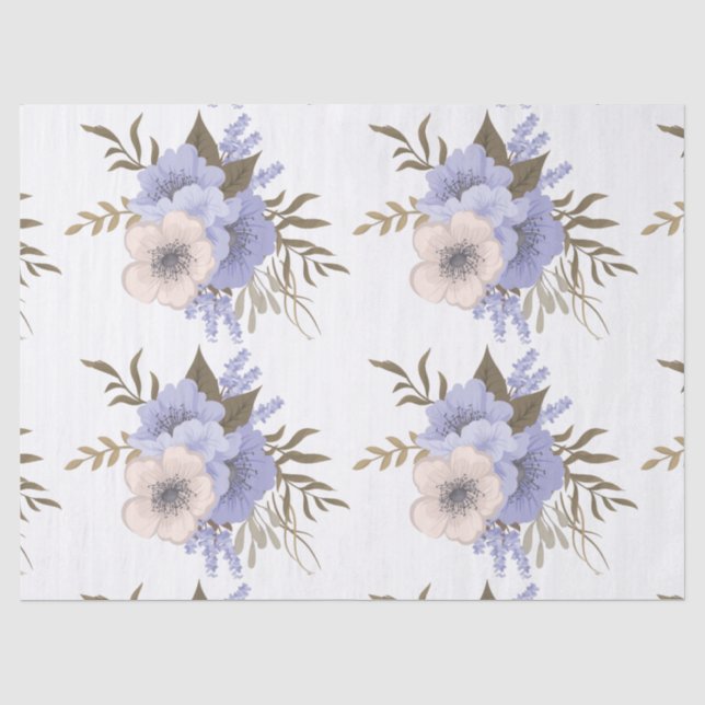 spring time flowers tissue paper (Front)
