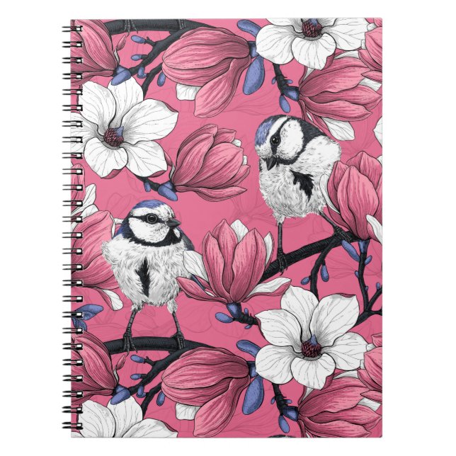 Spring time in pink notebook (Front)