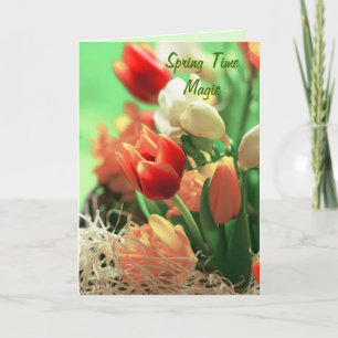 Spring Time Magic Holiday Card