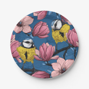 Spring time paper plate