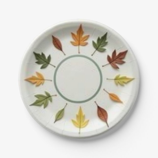 Spring Time Paper Plate (Front)