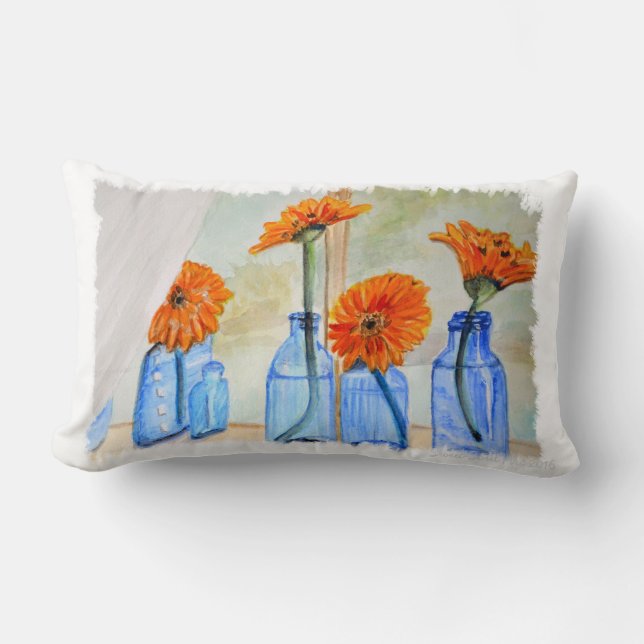 Spring to Summer Floral Pillow (Front)