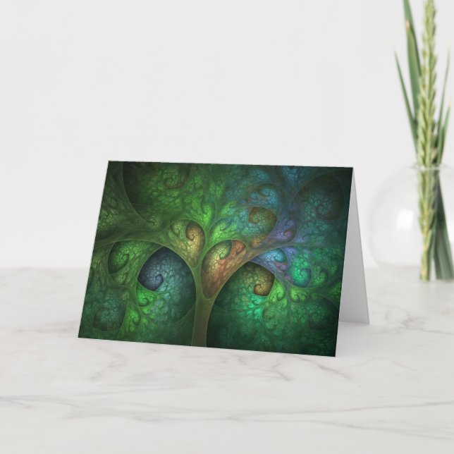 "Spring Tree" Greeting Cards (Front)