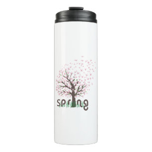 Spring Tree Thermal Tumbler