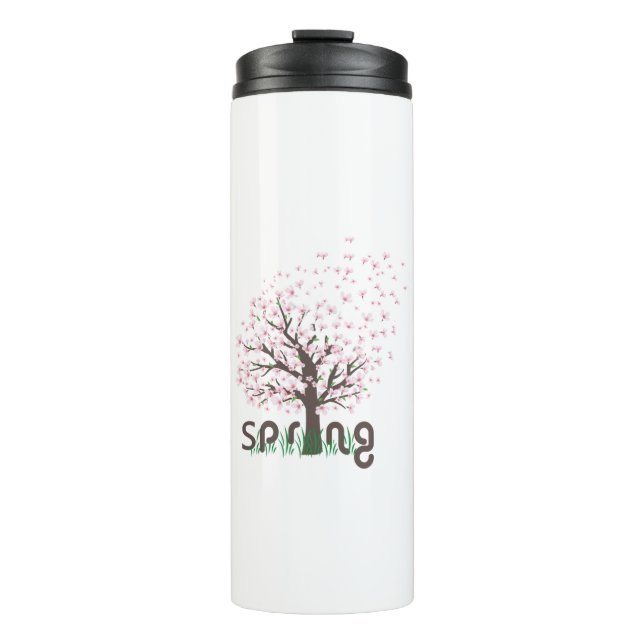 Spring Tree Thermal Tumbler (Front)