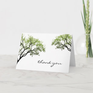 Spring Trees Thank You Card