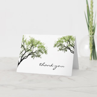 Spring Trees Thank You Card