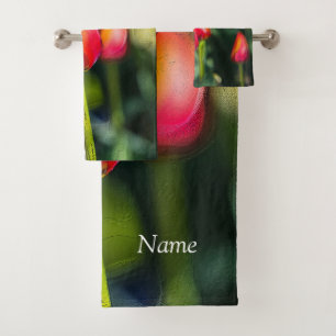 Spring Tulip Bathroom Set