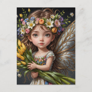 Spring Tulip Fairy  Postcard