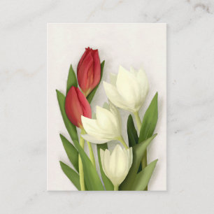 Spring Tulip Floral Business Card