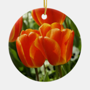 Spring Tulip Garden Ceramic Tree Decoration