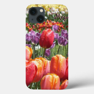Spring Tulip Garden iPad Case -Personalise
