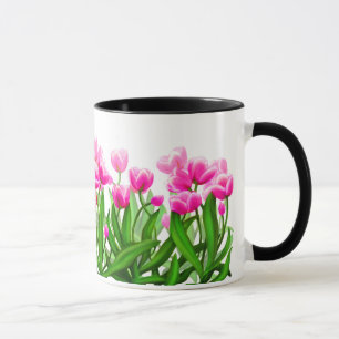 Spring Tulip Garden Mug