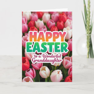Spring Tulip Joyful Message Card