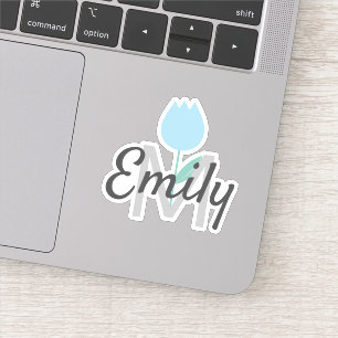 Spring Tulip Monogrammed Custom Name