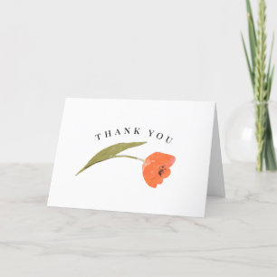 Spring Tulip Thank You Card