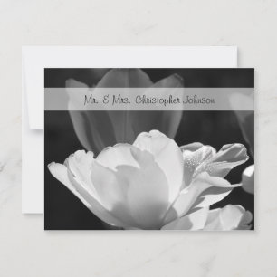Spring Tulip Thank You Wedding Card Invitation