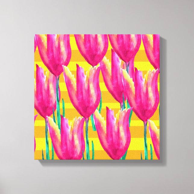 Spring Tulips Canvas Print (Front)