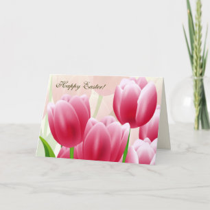 Spring Tulips Easter Greeting Cards