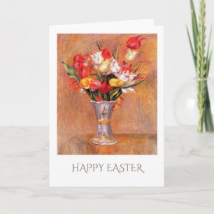 Spring Tulips. Fine Art Custom Easter Holiday Card