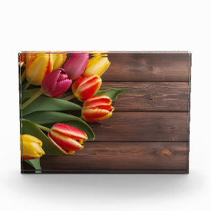 Spring tulips for Valentines day Photo Block