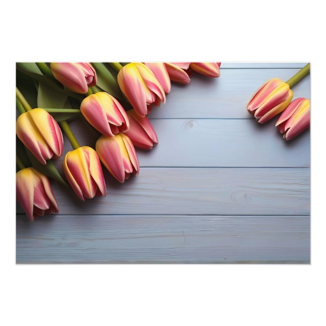 Spring tulips for Valentines day Photo Print (Front)