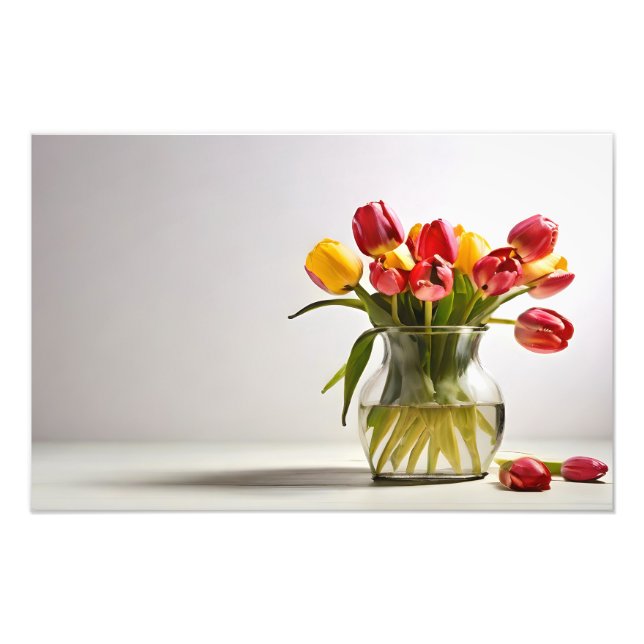 Spring tulips for Valentines day Photo Print (Front)